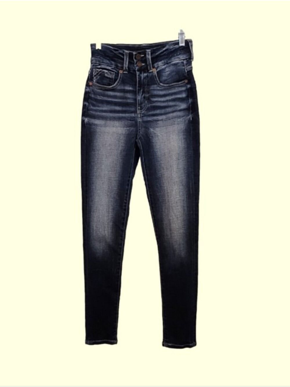 Buckle Black Fit No 35 Shaping Skinny Ankle Jeans Size 25